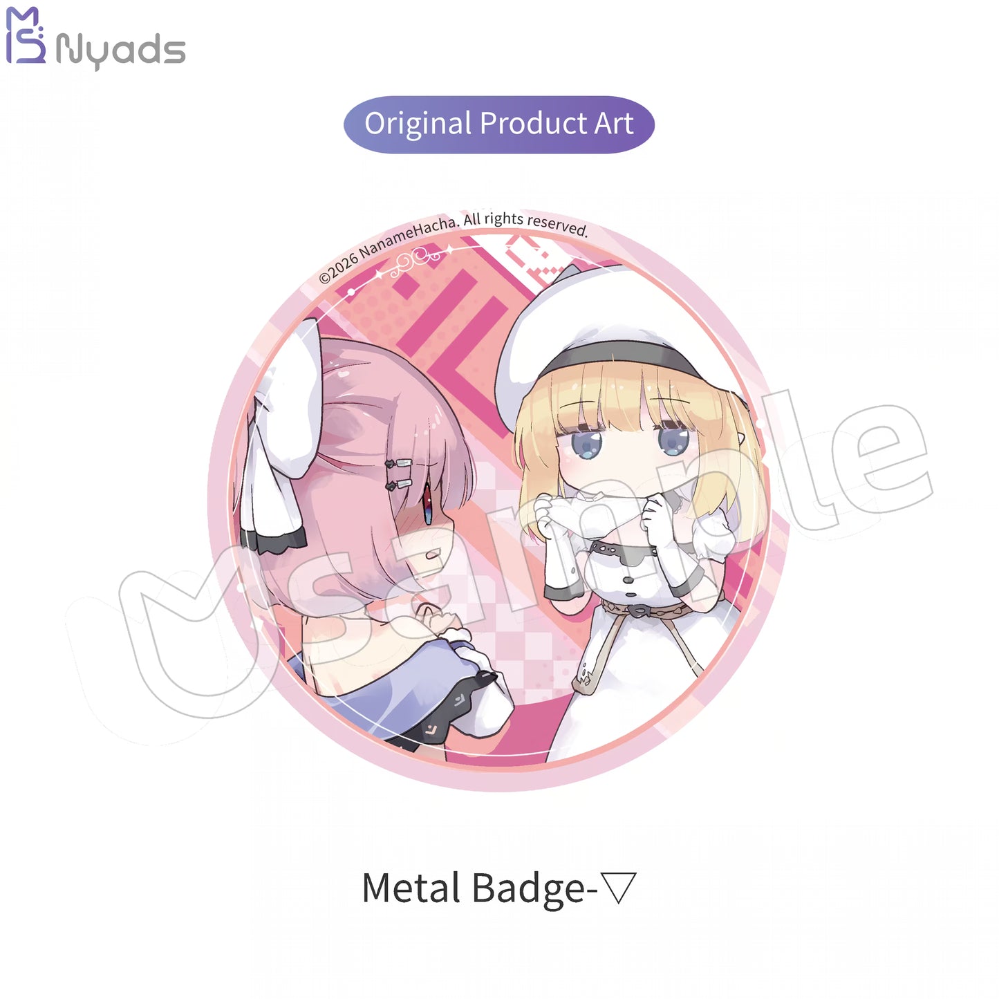Alice in Cradle Metal/Tinplated Badge Vol.2 - Double Reflective Effect