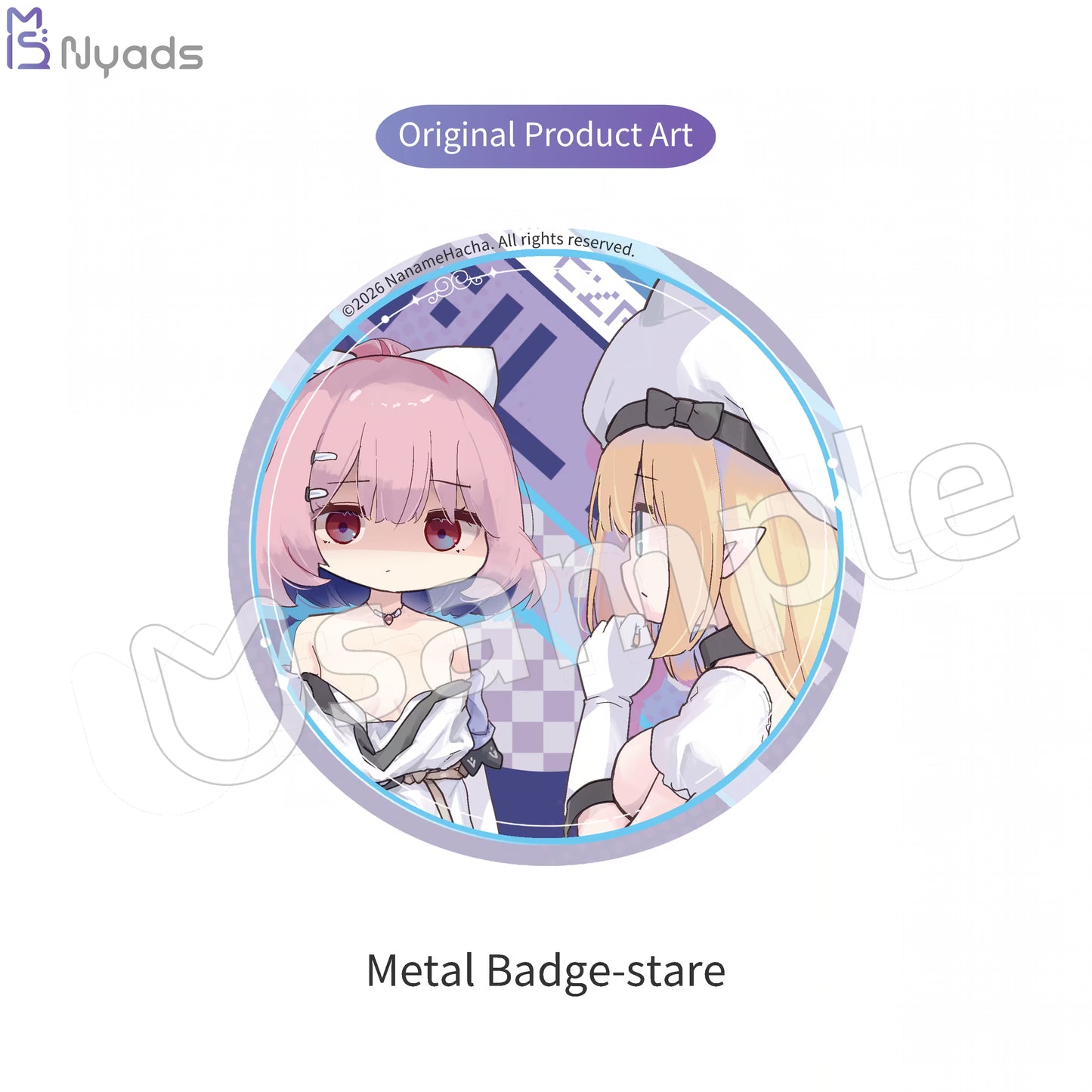 Alice in Cradle Metal/Tinplated Badge Vol.2 - Double Reflective Effect