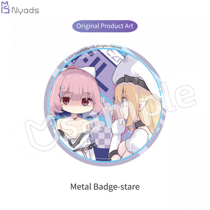 Alice in Cradle Metal/Tinplated Badge Vol.2 - Double Reflective Effect
