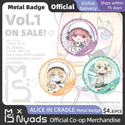 Alice in Cradle 金属/马口铁徽章 第一弹