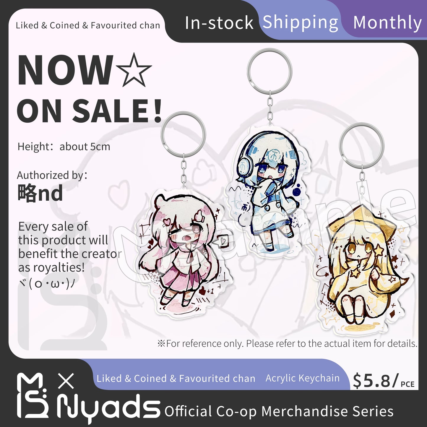 略nd Acrylic Key Chain